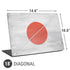 Japanese Flag Distressed Universal Laptop 18in (14.6 x 10.6in) Skin